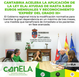 Cantabria acelera la aplicación de la Ley ELA
