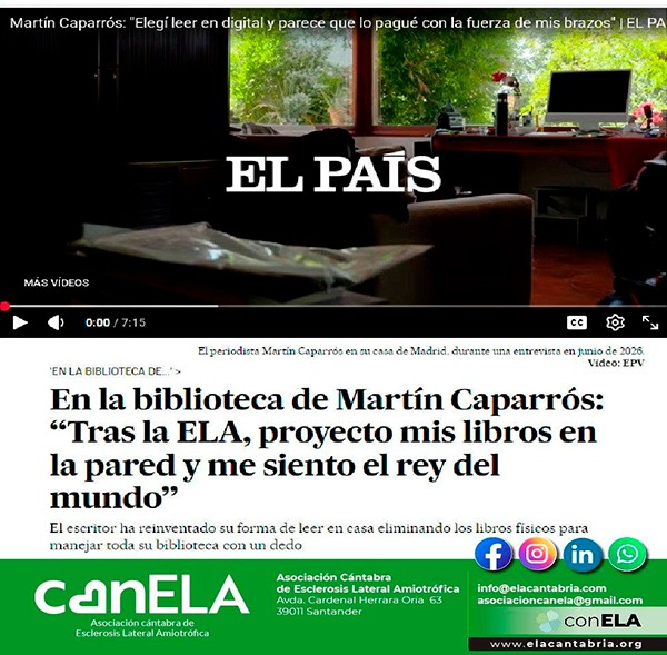 Lección de vida y visibilidad frente a la ELA