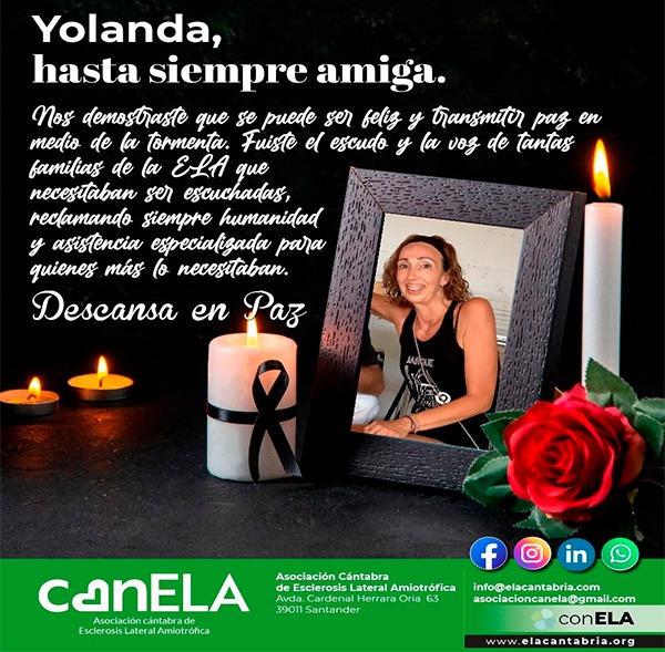 Yolanda, hasta siempre amiga